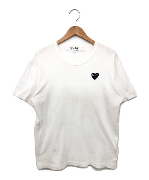 COMME des GARCONS（コムデギャルソン）COMME des GARCONS (コムデギャルソン) プリントTシャツ ホワイト サイズ:Lの古着・服飾アイテム