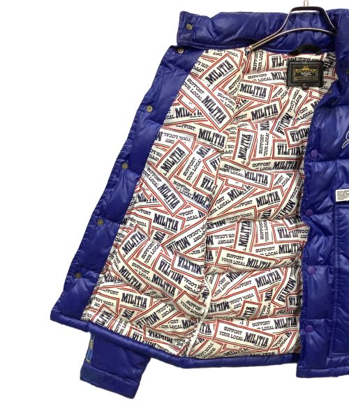 WTAPS（ダブルタップス）WTAPS (ダブルタップス) クロゼットフードダウンジャケット ブルー サイズ:SIZE Sの古着・服飾アイテム