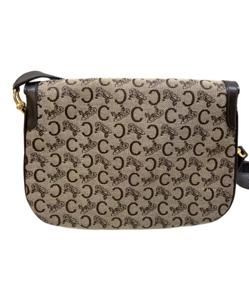 CELINE（セリーヌ）CELINE (セリーヌ) ショルダーバッグ ベージュ×ブラウンの古着・服飾アイテム