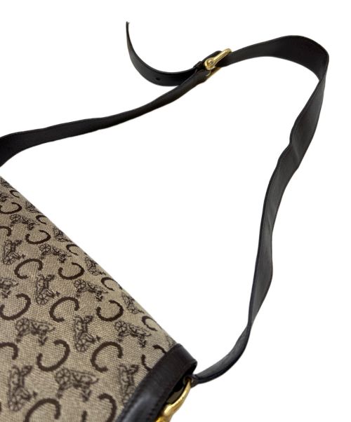 CELINE（セリーヌ）CELINE (セリーヌ) ショルダーバッグ ベージュ×ブラウンの古着・服飾アイテム