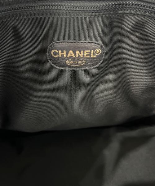 CHANEL（シャネル）CHANEL (シャネル) チェーントートバッグ ブラックの古着・服飾アイテム
