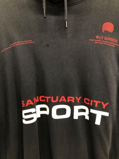 WILLY CHAVARRIA（ウィリーチャバリア）WILLY CHAVARRIA (ウィリーチャバリア) スウェット ブラック サイズ:SIZE Mの古着・服飾アイテム