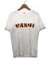 MARNI（マルニ）の古着「コットンロゴクルーネックTEE」｜ホワイト
