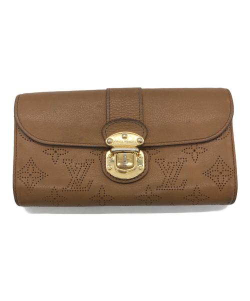 LOUIS VUITTON（ルイ ヴィトン）LOUIS VUITTON (ルイ ヴィトン) マヒナ ポルトフォイユ・イリス ブラウンの古着・服飾アイテム