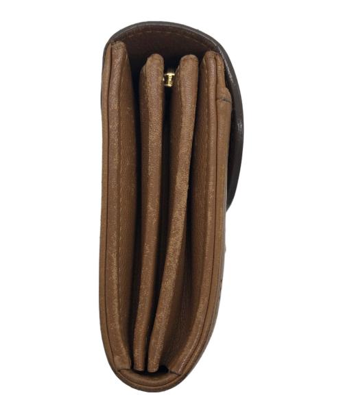 LOUIS VUITTON（ルイ ヴィトン）LOUIS VUITTON (ルイ ヴィトン) マヒナ ポルトフォイユ・イリス ブラウンの古着・服飾アイテム