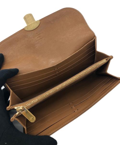 LOUIS VUITTON（ルイ ヴィトン）LOUIS VUITTON (ルイ ヴィトン) マヒナ ポルトフォイユ・イリス ブラウンの古着・服飾アイテム