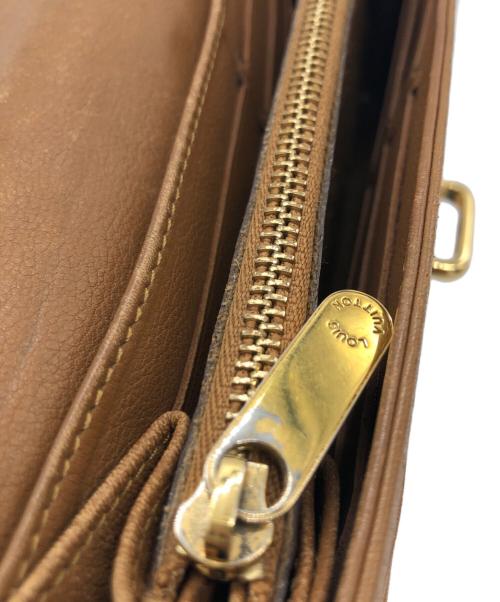 LOUIS VUITTON（ルイ ヴィトン）LOUIS VUITTON (ルイ ヴィトン) マヒナ ポルトフォイユ・イリス ブラウンの古着・服飾アイテム