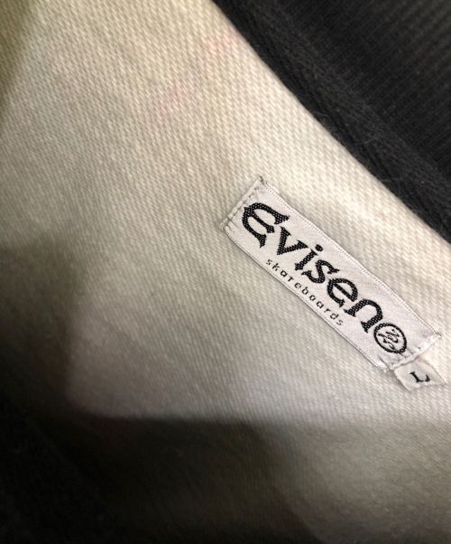 EVISEN（エビセン）EVISEN (エビセン) Selfie Crew Sweat ブラック サイズ:Ｌの古着・服飾アイテム