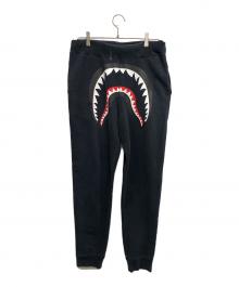 A BATHING APE SHARK（アベイシングエイプシャーク）の古着「スウェットパンツ」｜ブラック