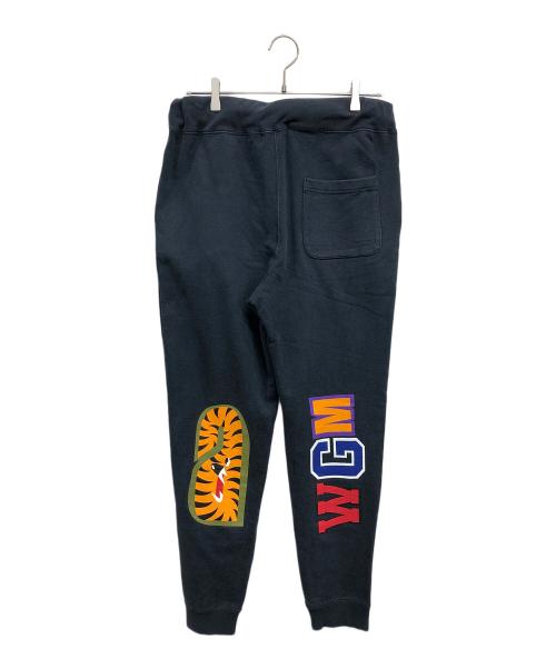 A BATHING APE SHARK（アベイシングエイプシャーク）A BATHING APE SHARK (アベイシングエイプシャーク) スウェットパンツ ブラック サイズ:SIZE Mの古着・服飾アイテム