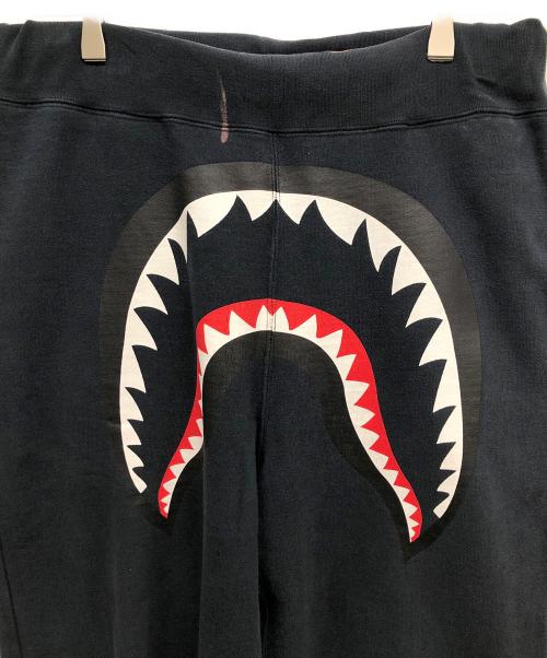 A BATHING APE SHARK（アベイシングエイプシャーク）A BATHING APE SHARK (アベイシングエイプシャーク) スウェットパンツ ブラック サイズ:SIZE Mの古着・服飾アイテム
