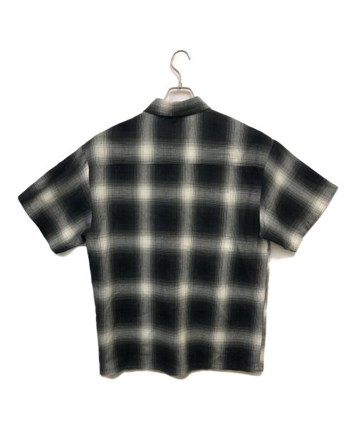 CalTop（キャルトップ）CalTop (キャルトップ) オンブレチェックシャツ ブラック×ホワイト サイズ:Mの古着・服飾アイテム