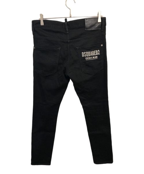 DSQUARED2（ディースクエアード）DSQUARED2 (ディースクエアード) 22AW Black Bull Skater Jean ブラック サイズ:48の古着・服飾アイテム