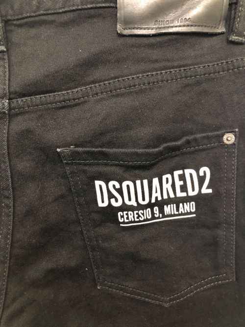 DSQUARED2（ディースクエアード）DSQUARED2 (ディースクエアード) 22AW Black Bull Skater Jean ブラック サイズ:48の古着・服飾アイテム