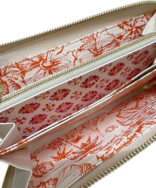 LOUIS VUITTON（ルイ ヴィトン）LOUIS VUITTON (ルイ ヴィトン) ジッピー ウォレット ホワイト×ピンクの古着・服飾アイテム