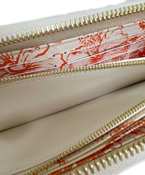 LOUIS VUITTON（ルイ ヴィトン）LOUIS VUITTON (ルイ ヴィトン) ジッピー ウォレット ホワイト×ピンクの古着・服飾アイテム