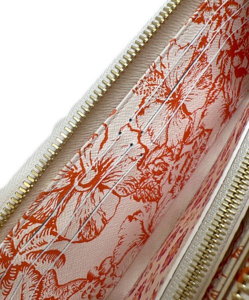 LOUIS VUITTON（ルイ ヴィトン）LOUIS VUITTON (ルイ ヴィトン) ジッピー ウォレット ホワイト×ピンクの古着・服飾アイテム