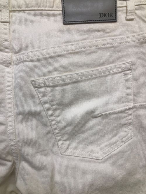 Dior（ディオール）Dior (ディオール) デニムパンツ ホワイト サイズ:71cmの古着・服飾アイテム