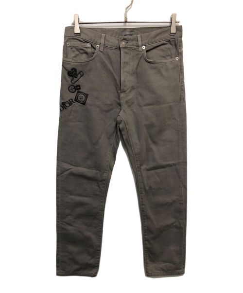 Christian Dior（クリスチャン ディオール）Christian Dior (クリスチャン ディオール) デニムパンツ グレー サイズ:71cmの古着・服飾アイテム