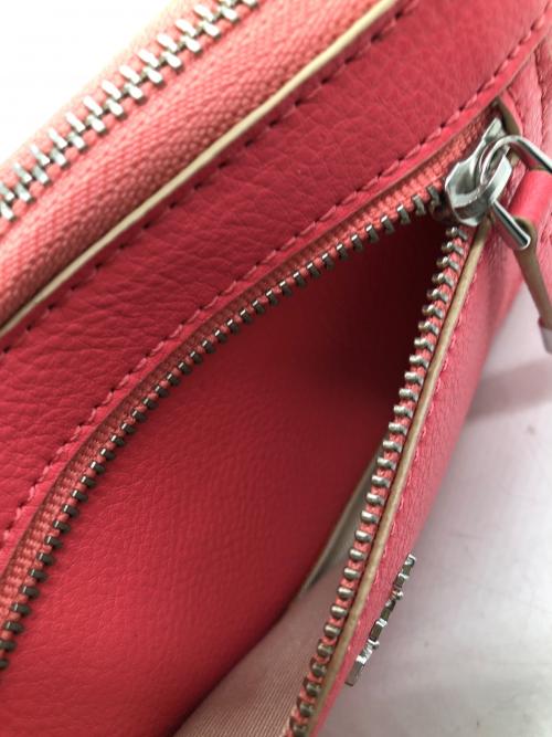 LAUREN RALPH LAUREN（ローレンラルフローレン）LAUREN RALPH LAUREN (ローレンラルフローレン) ラウンドファスナー長財布 ピンクの古着・服飾アイテム