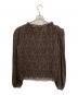 GANNI (ガニー) Pleated Georgette Blouse ブラウン サイズ:SIZE　36：6000円