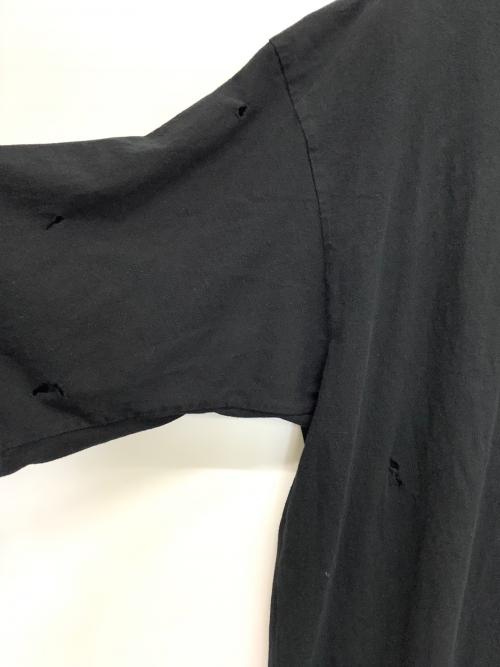 TTAGGG（タッグ）TTAGGG (タッグ) ダメージ加工Tシャツ ブラック サイズ:SIZE Lの古着・服飾アイテム