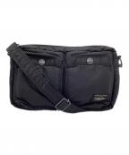 PORTERポーター）の古着「ミニショルダーバッグ」｜ブラック