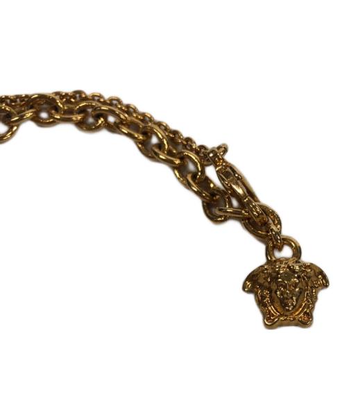 VERSACE（ヴェルサーチェ）VERSACE (ヴェルサーチェ) メデューサネックレス ゴールドの古着・服飾アイテム