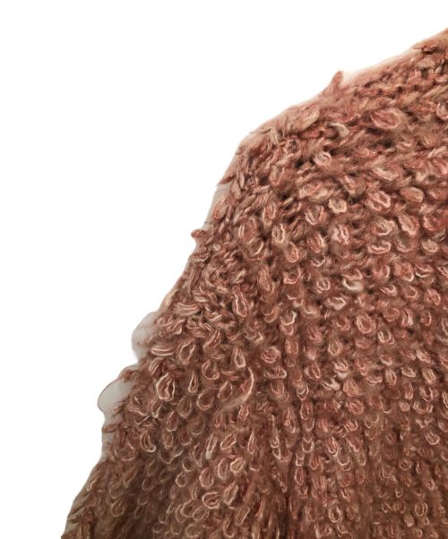 CLANE（クラネ）CLANE (クラネ) ミックスループモヘアニット ピンク サイズ:1の古着・服飾アイテム