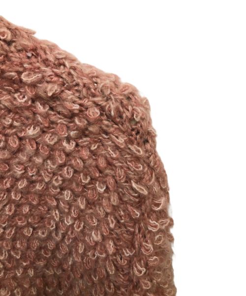 CLANE（クラネ）CLANE (クラネ) ミックスループモヘアニット ピンク サイズ:1の古着・服飾アイテム