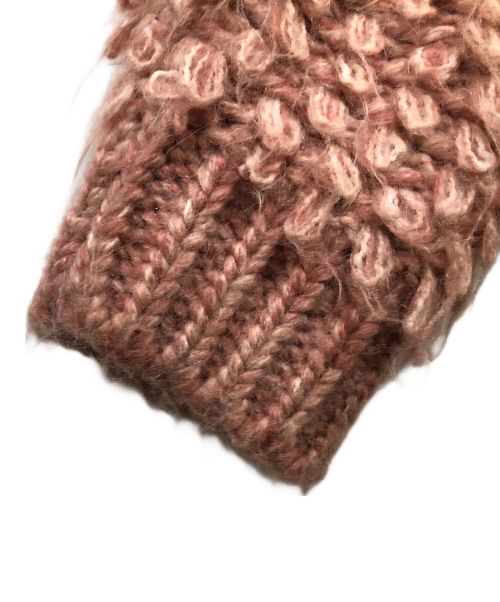 CLANE（クラネ）CLANE (クラネ) ミックスループモヘアニット ピンク サイズ:1の古着・服飾アイテム