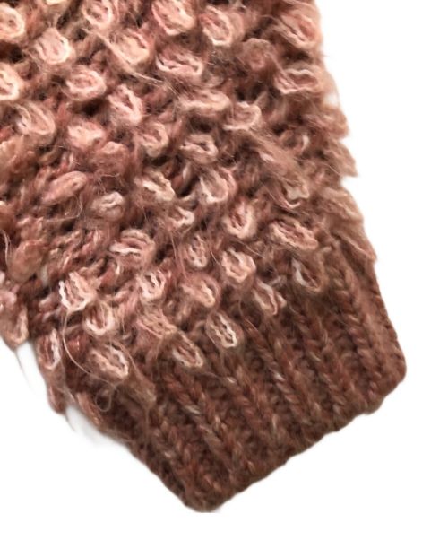 CLANE（クラネ）CLANE (クラネ) ミックスループモヘアニット ピンク サイズ:1の古着・服飾アイテム