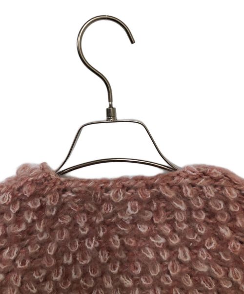 CLANE（クラネ）CLANE (クラネ) ミックスループモヘアニット ピンク サイズ:1の古着・服飾アイテム