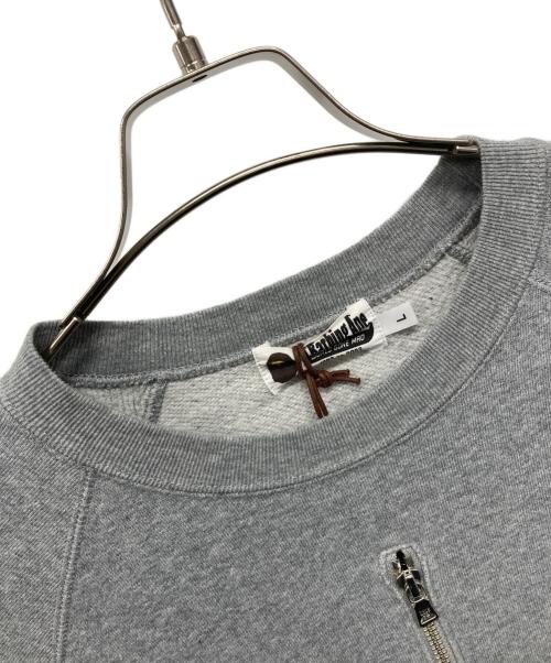 A BATHING APE（ア ベイシング エイプ）A BATHING APE (ア ベイシング エイプ) シャークフロントジップスウェット グレー サイズ:SIZE Lの古着・服飾アイテム