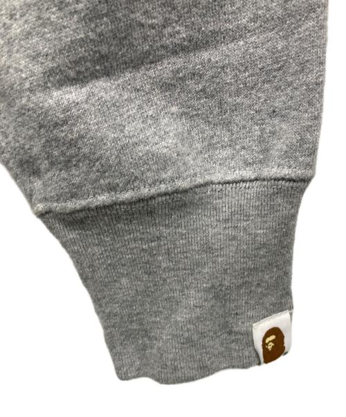 A BATHING APE（ア ベイシング エイプ）A BATHING APE (ア ベイシング エイプ) シャークフロントジップスウェット グレー サイズ:SIZE Lの古着・服飾アイテム