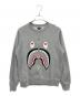 A BATHING APE（ア ベイシング エイプ）の古着「シャークフロントジップスウェット」｜グレー