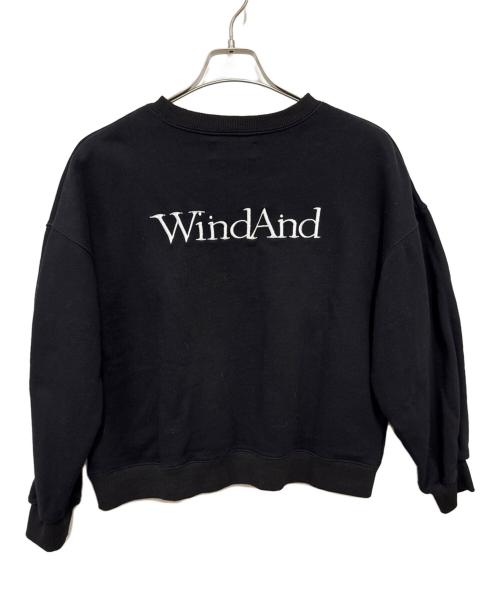 WIND AND SEA（ウィンダンシー）WIND AND SEA (ウィンド アンド シー) クルーネックスウェット ブラック サイズ:SIZE Sの古着・服飾アイテム