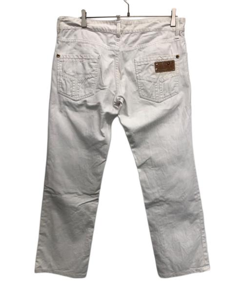 DSQUARED2（ディースクエアード）DSQUARED2 (ディースクエアード) デニムパンツ ホワイト サイズ:48の古着・服飾アイテム