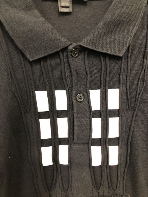 Y-3（ワイスリー）Y-3 (ワイスリー) adidas (アディダス) ポロシャツ ブラック サイズ:XLの古着・服飾アイテム