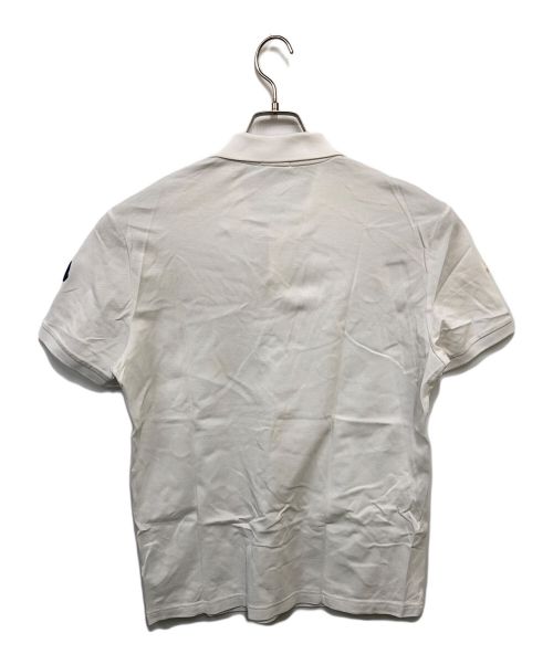 MONCLER（モンクレール）MONCLER (モンクレール) ポロシャツ ホワイト サイズ:XLの古着・服飾アイテム