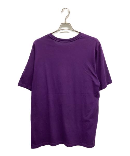 MSGM（エムエスジーエム）MSGM (エムエスジーエム) ラバーロゴTシャツ パープル サイズ:XLの古着・服飾アイテム