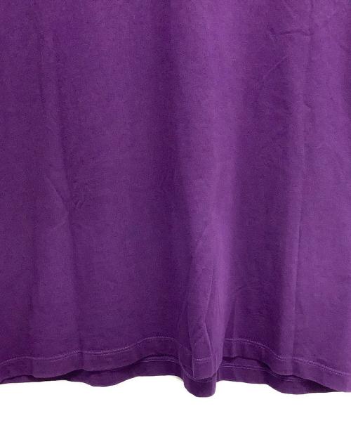 MSGM（エムエスジーエム）MSGM (エムエスジーエム) ラバーロゴTシャツ パープル サイズ:XLの古着・服飾アイテム