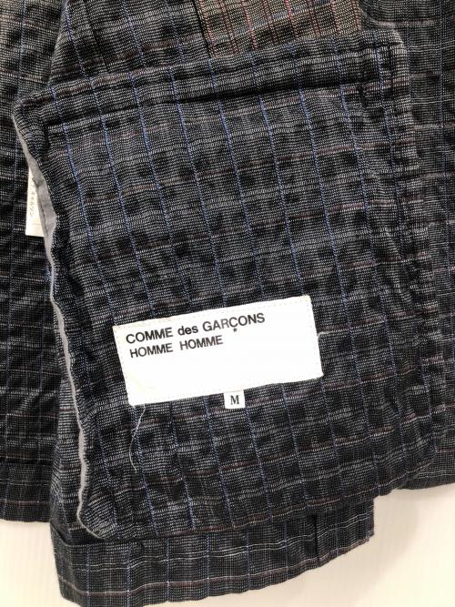COMME des GARCONS HOMME（コムデギャルソン オム）COMME des GARCONS HOMME (コムデギャルソン オム) テーラードジャケット グレー サイズ:Ｍの古着・服飾アイテム