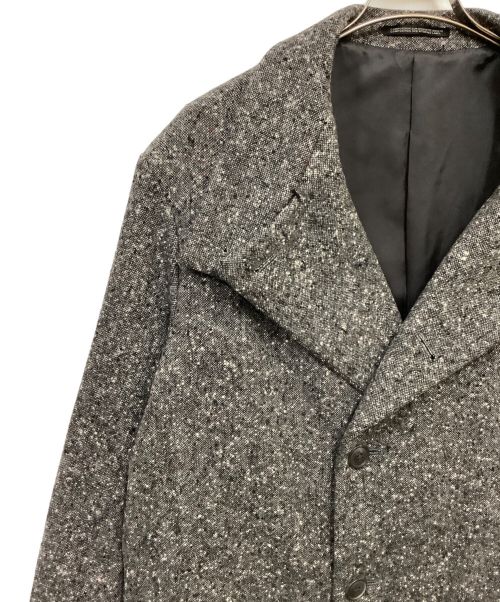 Yohji Yamamoto pour homme（ヨウジヤマモト プールオム）Yohji Yamamoto pour homme (ヨウジヤマモト プールオム) セミダブルスタンドコート グレー サイズ:2の古着・服飾アイテム