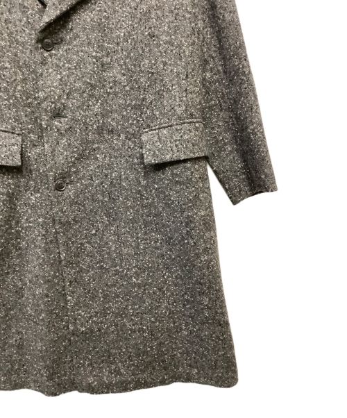 Yohji Yamamoto pour homme（ヨウジヤマモト プールオム）Yohji Yamamoto pour homme (ヨウジヤマモト プールオム) セミダブルスタンドコート グレー サイズ:2の古着・服飾アイテム