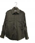 Y'sワイズ）の古着「YOUJI YAMAMOTO　長袖シャツ」｜カーキ