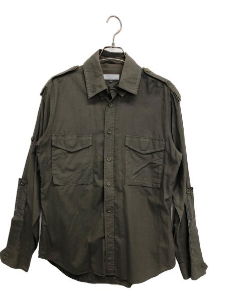 Y's（ワイズ）Y's (ワイズ) YOUJI YAMAMOTO　長袖シャツ カーキ サイズ:3の古着・服飾アイテム