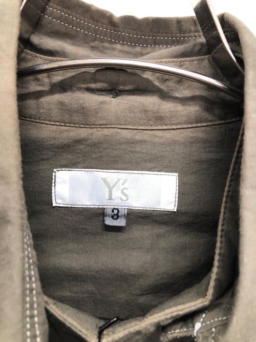 Y's（ワイズ）Y's (ワイズ) YOUJI YAMAMOTO　長袖シャツ カーキ サイズ:3の古着・服飾アイテム