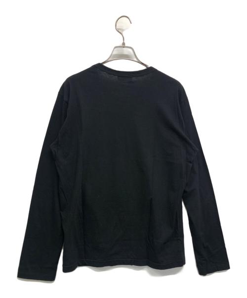Yohji Yamamoto pour homme（ヨウジヤマモト プールオム）Yohji Yamamoto pour homme (ヨウジヤマモト プールオム) プリントカットソー ブラック サイズ:3の古着・服飾アイテム