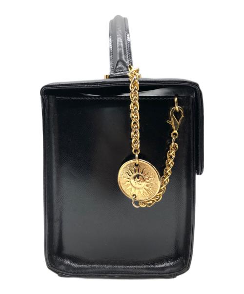 VERSACE（ヴェルサーチェ）VERSACE (ヴェルサーチェ) ハンドバッグ ブラックの古着・服飾アイテム